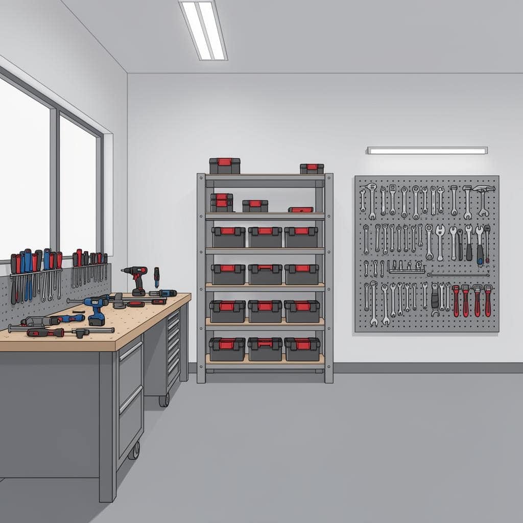 Werkstatt-Szene